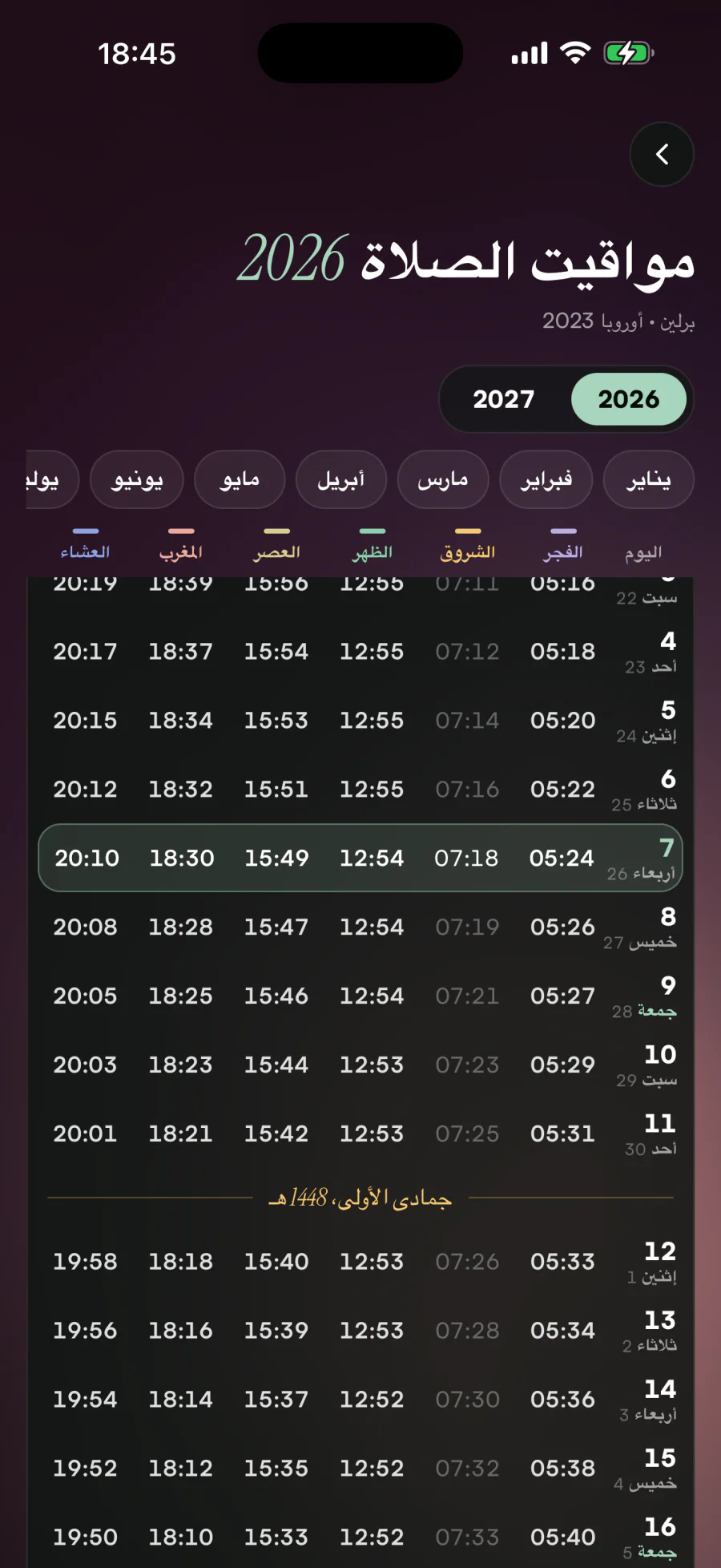 العام كله أمامك.